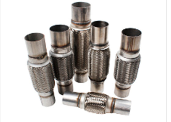 kaufen Material SS321 4 Zoll-Auspuff-Flexrohr, 76 x 250mm Auspuff-Maschen-Flexrohr on-line-Fertigung