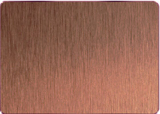 kaufen Rose rote Rohstoff Vakuum-HL farbiger des Edelstahlblech-Grad-201 on-line-Fertigung