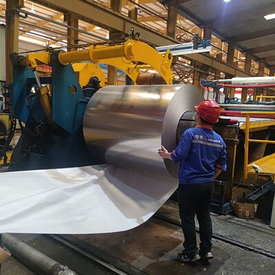 kaufen JIS SUS304 strich Stahlspule, 508/610mm die Spule Identifikations-Farbe beschichtete Stahlspule vor on-line-Fertigung