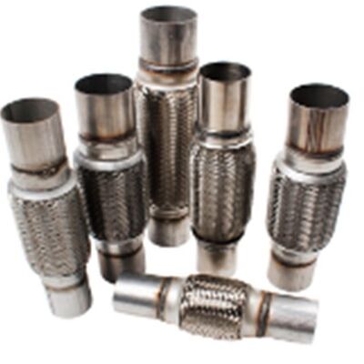 kaufen Material SS321 4 Zoll-Auspuff-Flexrohr, 76 x 250mm Auspuff-Maschen-Flexrohr Online-Herstellung